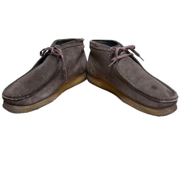 Clarks Original Men’s Brown Suede Wallabee Desert Chukka Boots Size 10 1/2 Flaws - Picture 5 of 10